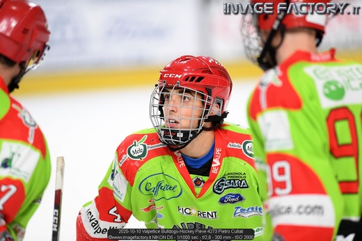 2020-10-10 Valpellice Bulldogs-Hockey Pieve 4273 Pietro Cullati